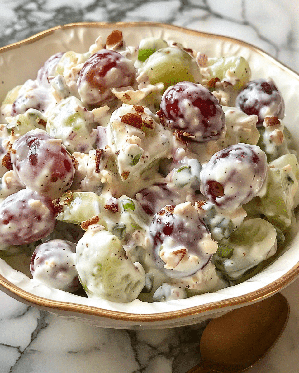 Creamy Grape Salad: A Refreshing and Irresistible Side Dish