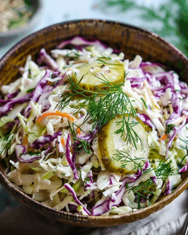 Dill Pickle Coleslaw