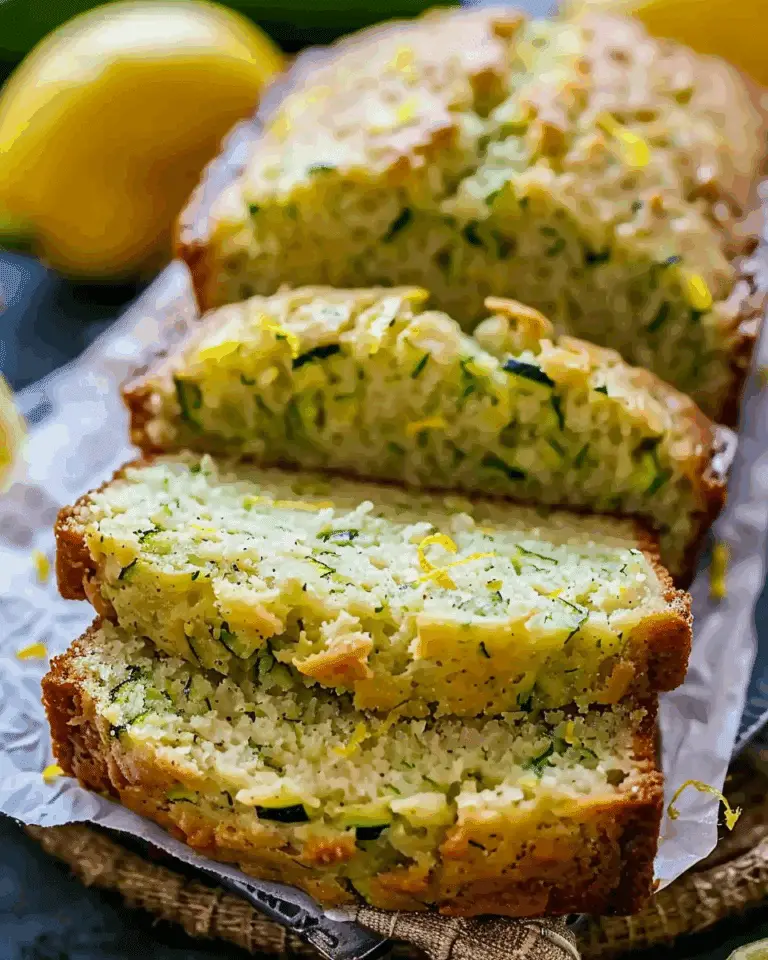 Easy Lemon Zucchini Bread – A Fresh, Light, and Moist Quick Bread