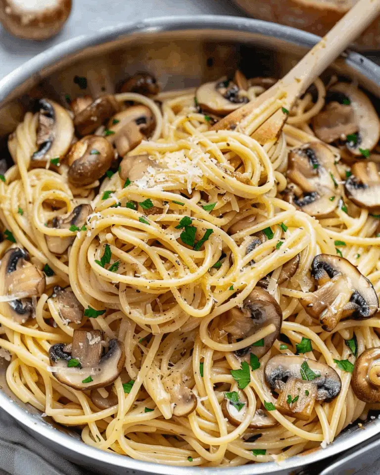 Easy Mushroom Garlic Spaghetti: An Incredible Ultimate Recipe