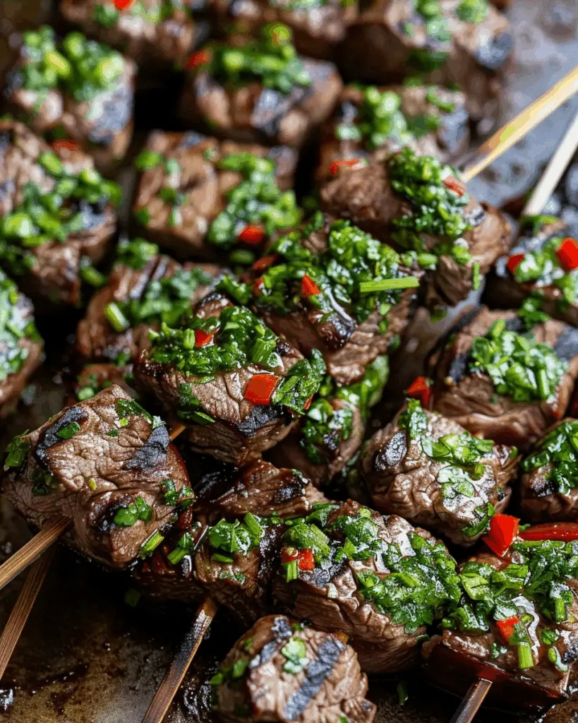 Flavorful Chimichurri Steak Skewers for Any Occasion