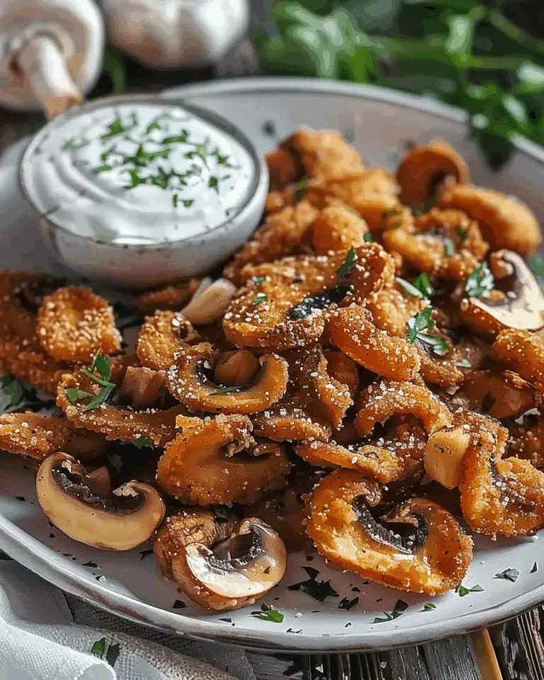 Fried Sliced Mushrooms with Ranch: An Incredible Ultimate Recipe