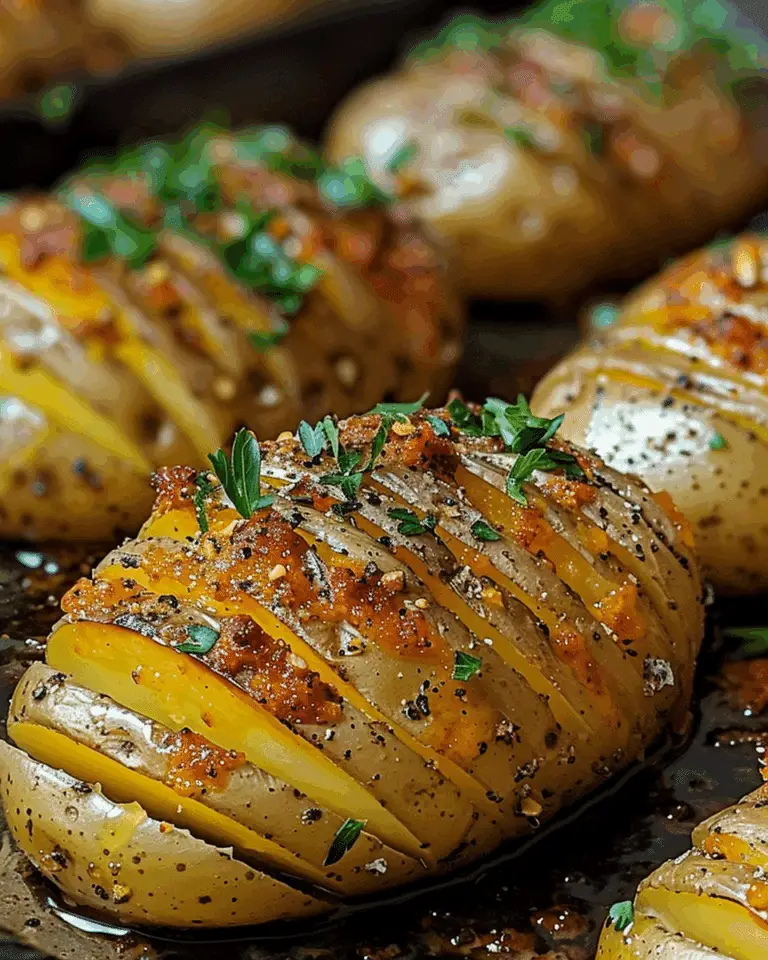Garlic Butter Hasselback Potatoes: A Gourmet Twist on Comfort Food