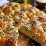 Garlic Parmesan Focaccia Bread