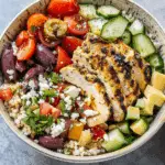 Greek Chicken Bowl: A Mediterranean-Inspired Delight
