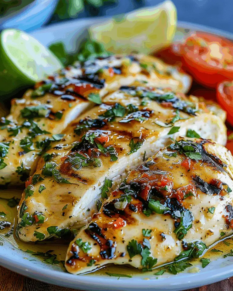 Grilled Salsa Verde Pepper Jack Chicken: A Spicy, Cheesy Delight