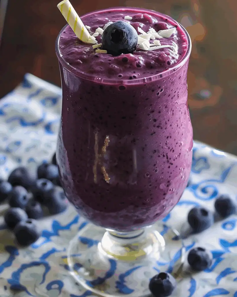 Heart Healthy Blueberry Smoothie