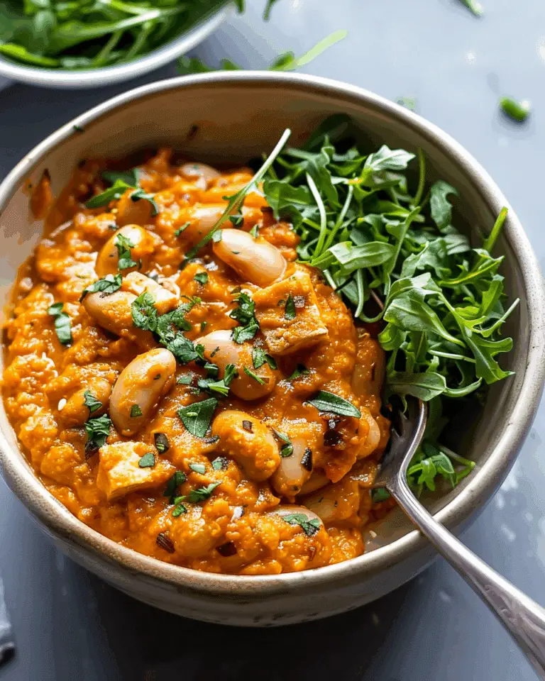 High-Protein Romesco Butter Beans