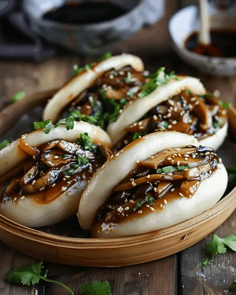 Hoisin Mushroom Gua Baos: A Delicious Vegan Twist on Taiwanese Street Food