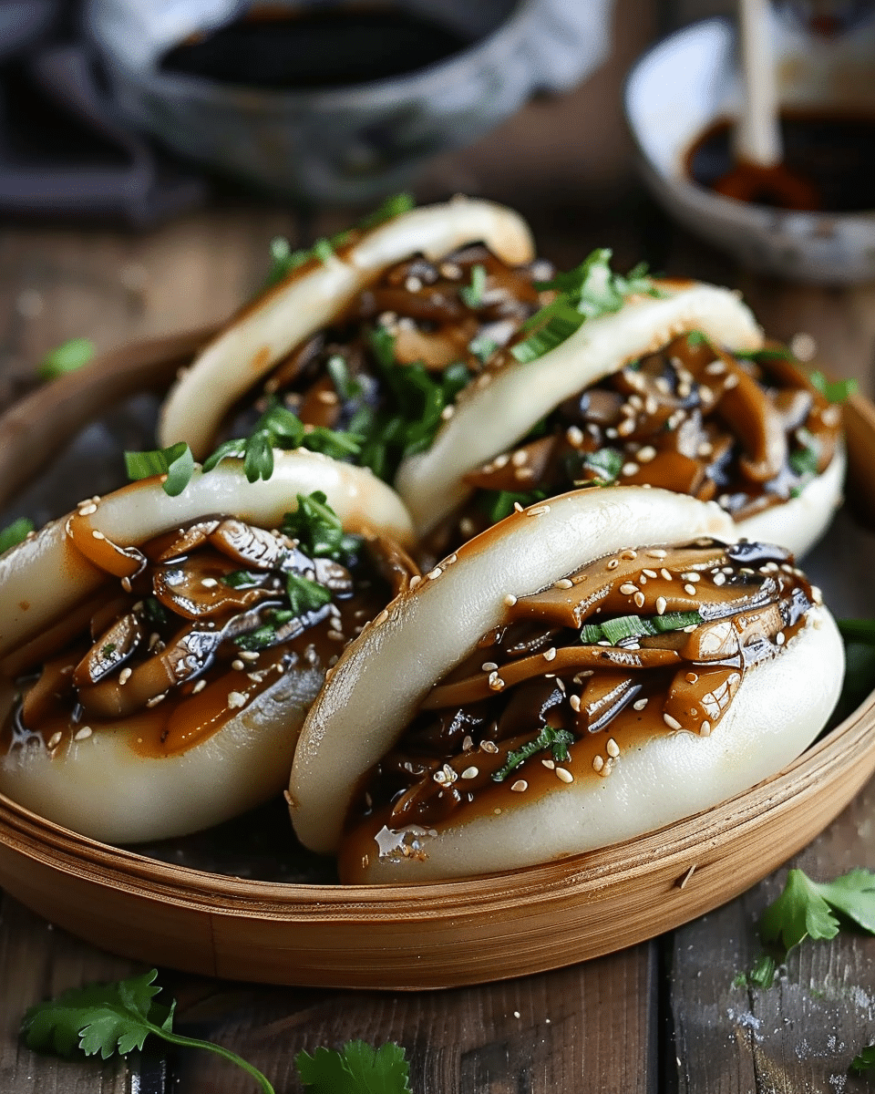 Hoisin Mushroom Gua Baos: A Delicious Vegan Twist on Taiwanese Street Food