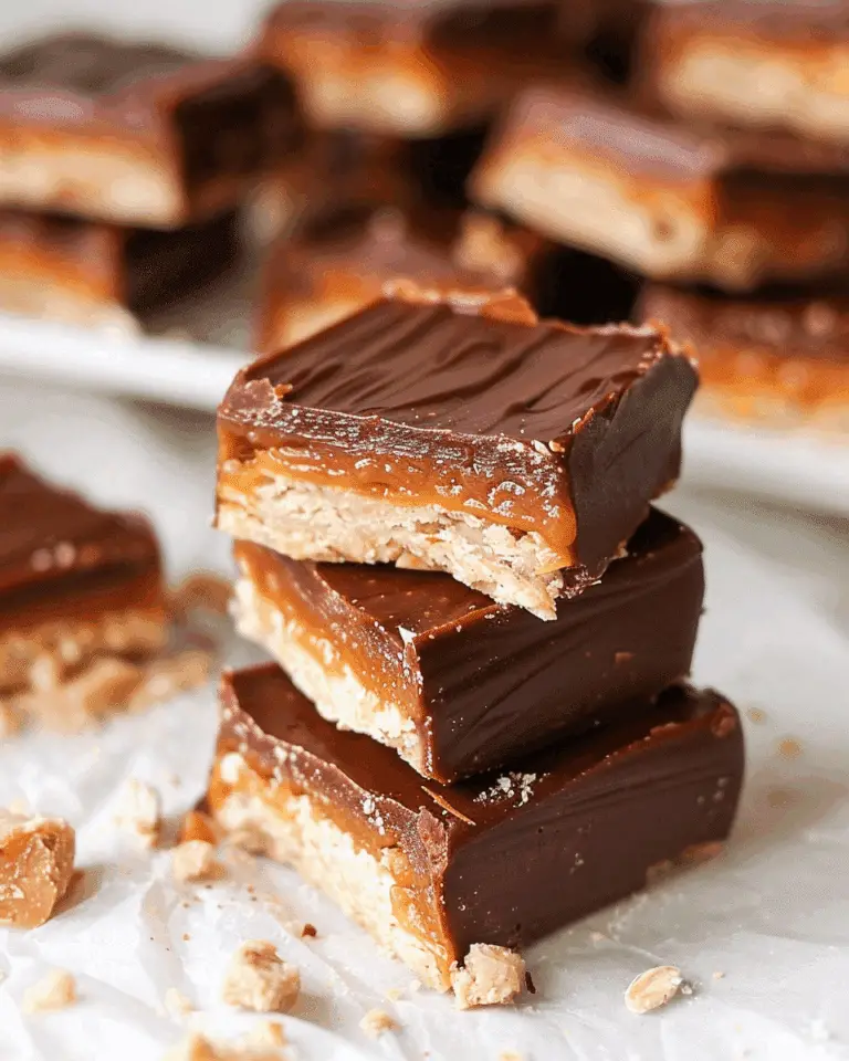 Homemade Healthy Twix Bars Recipe