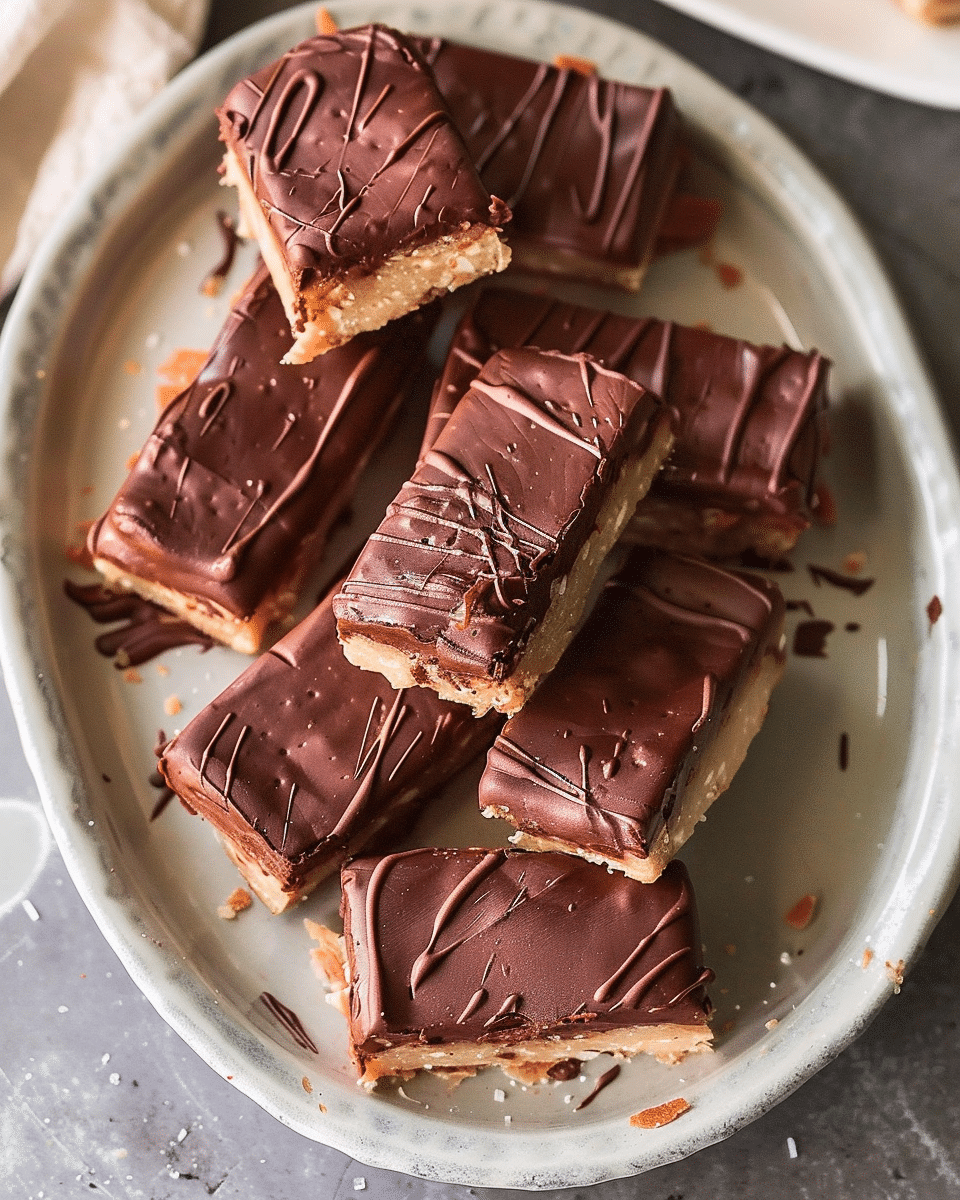 Homemade Healthy Twix Bars Recipe