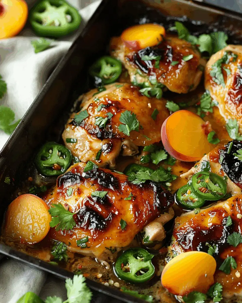 Jalapeno Peach Chicken