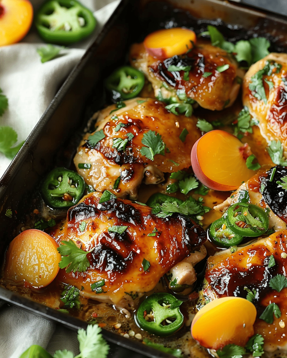 Jalapeno Peach Chicken