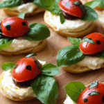 Ladybug Caprese Bites