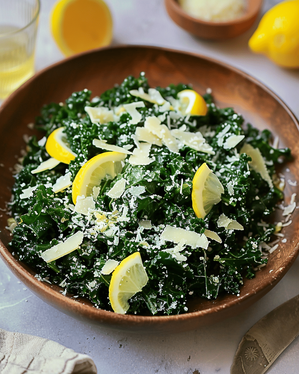 Lemony Parmesan Kale Salad: An Amazing Ultimate Recipe