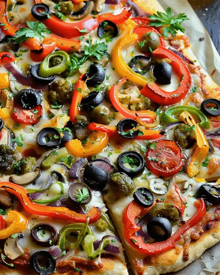 Light Vegetable Pizza