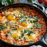 Menemen: Traditional Turkish Scrambled Eggs with Tomatoes and Peppers