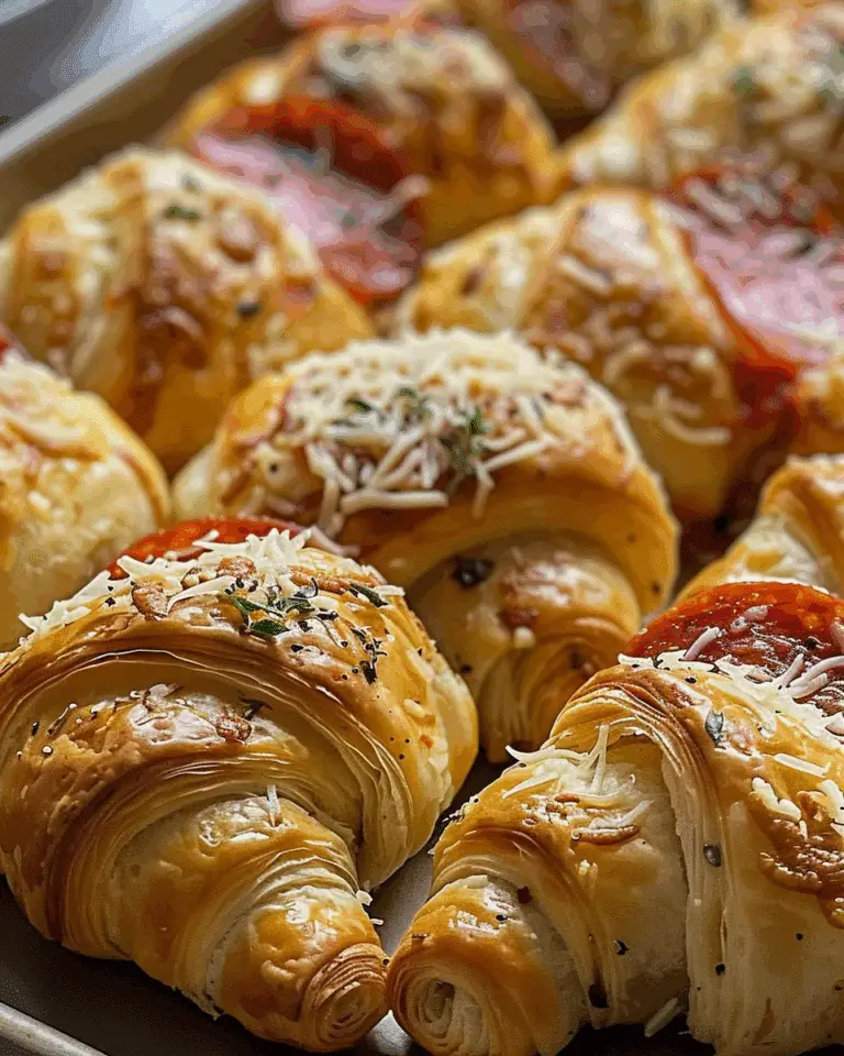 Mozzarella Pepperoni Croissant Rolls: A Perfect Blend of Italian and French Flavors