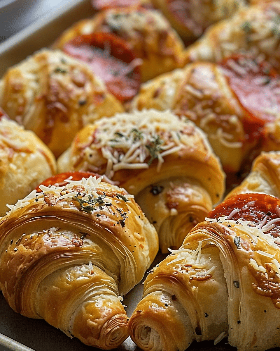 Mozzarella Pepperoni Croissant Rolls: A Perfect Blend of Italian and French Flavors