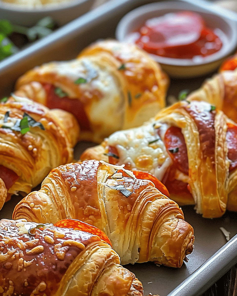 Mozzarella Pepperoni Croissant Rolls: A Perfect Blend of Italian and French Flavors