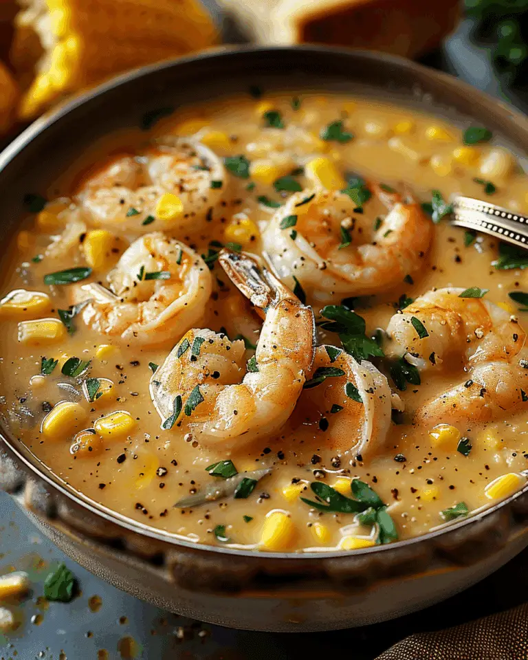 New Orleans Shrimp and Corn Bisque