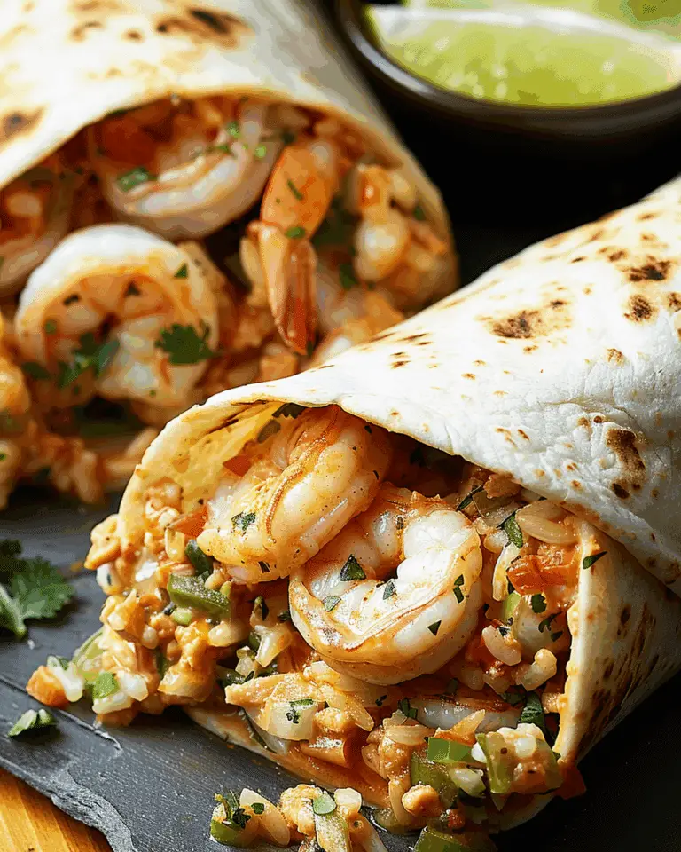 Old Bay Shrimp Burritos