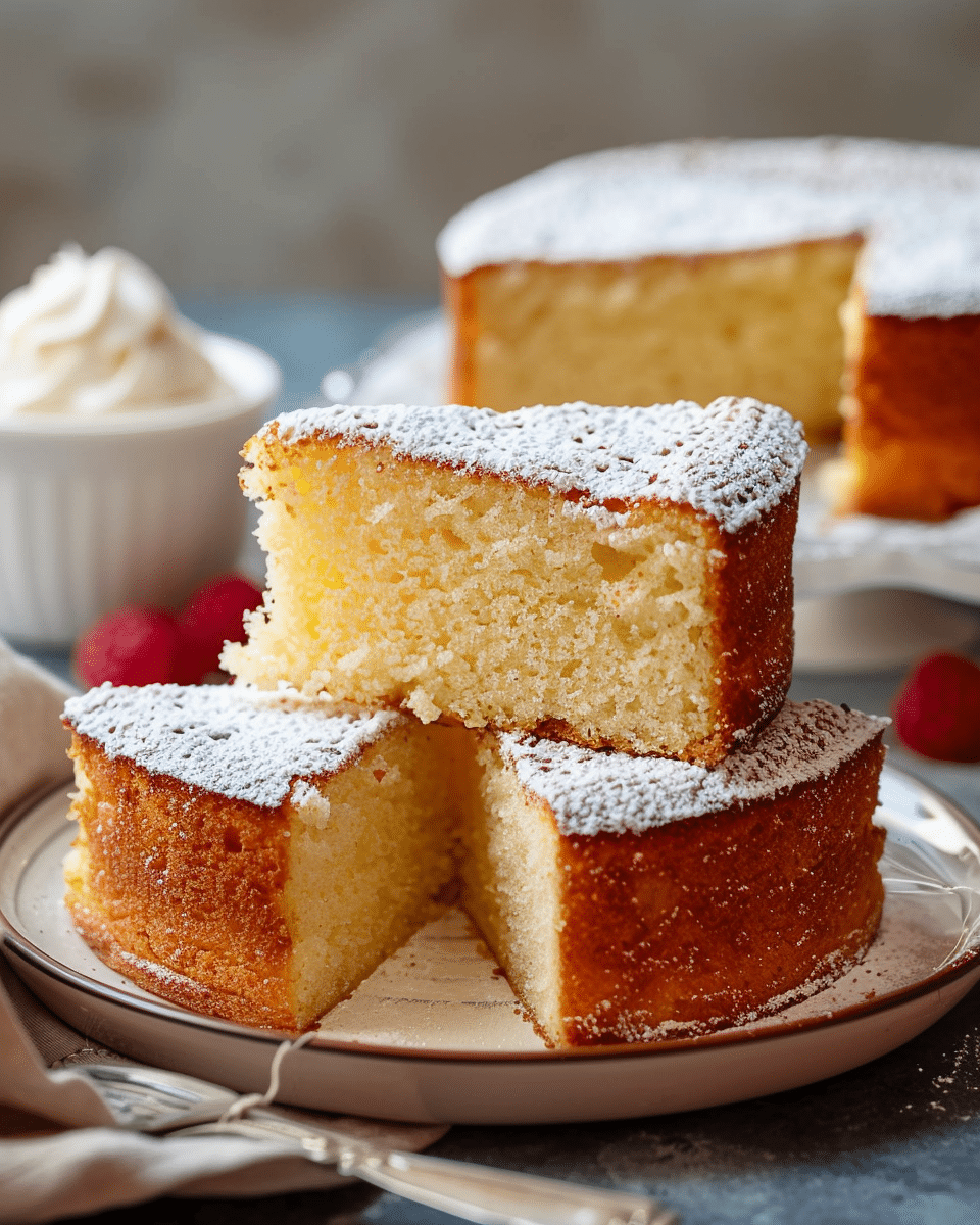 Old-Fashioned Hot Milk Cake