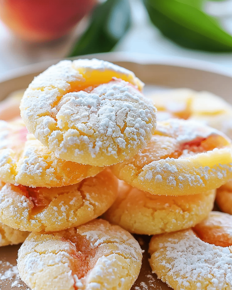 Peach Cookies