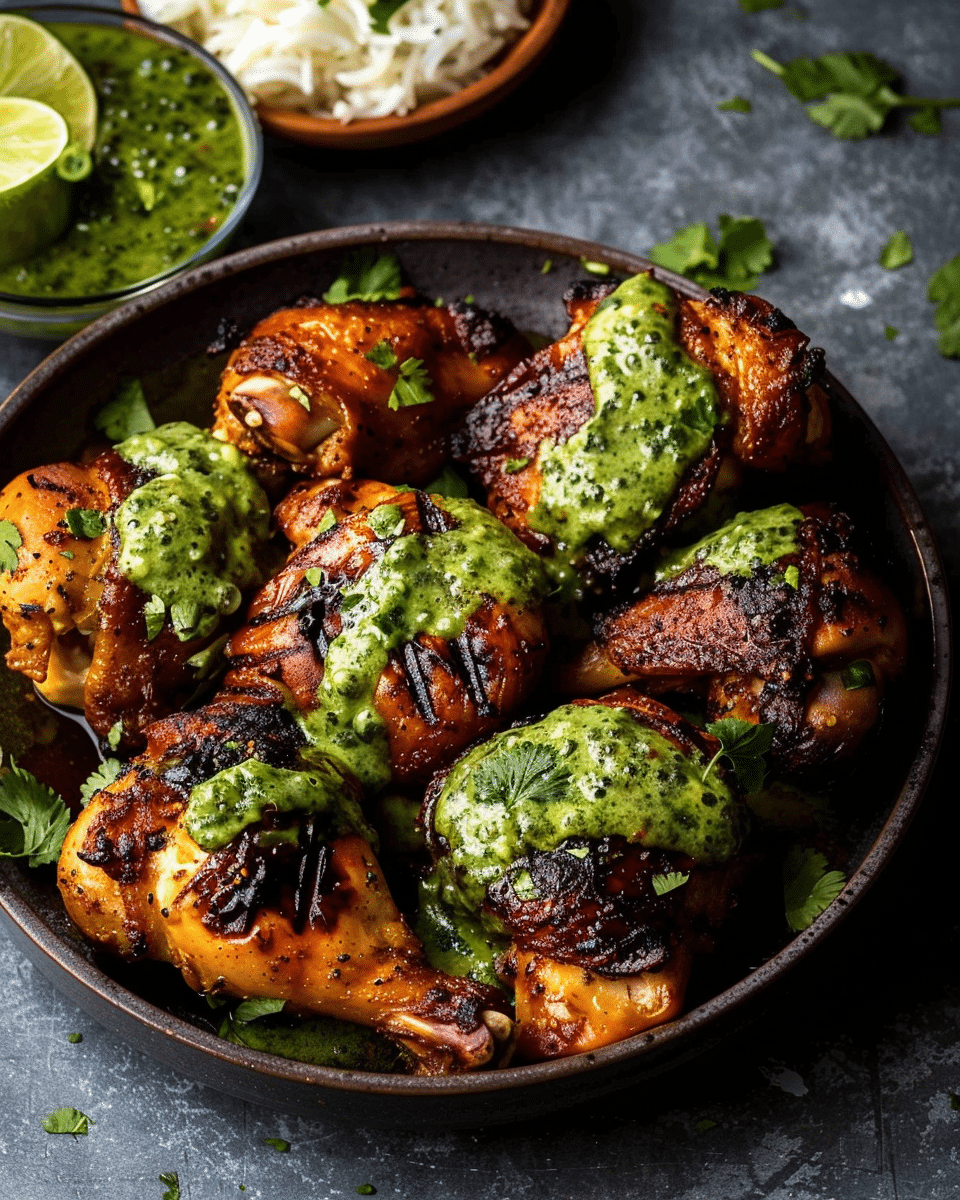 Peruvian Chicken with Creamy Green Sauce: A Flavorful International Delight