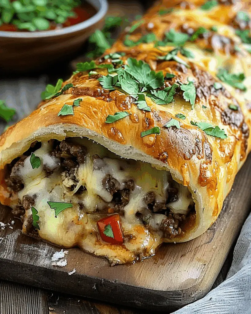 Philly Cheesesteak Stromboli