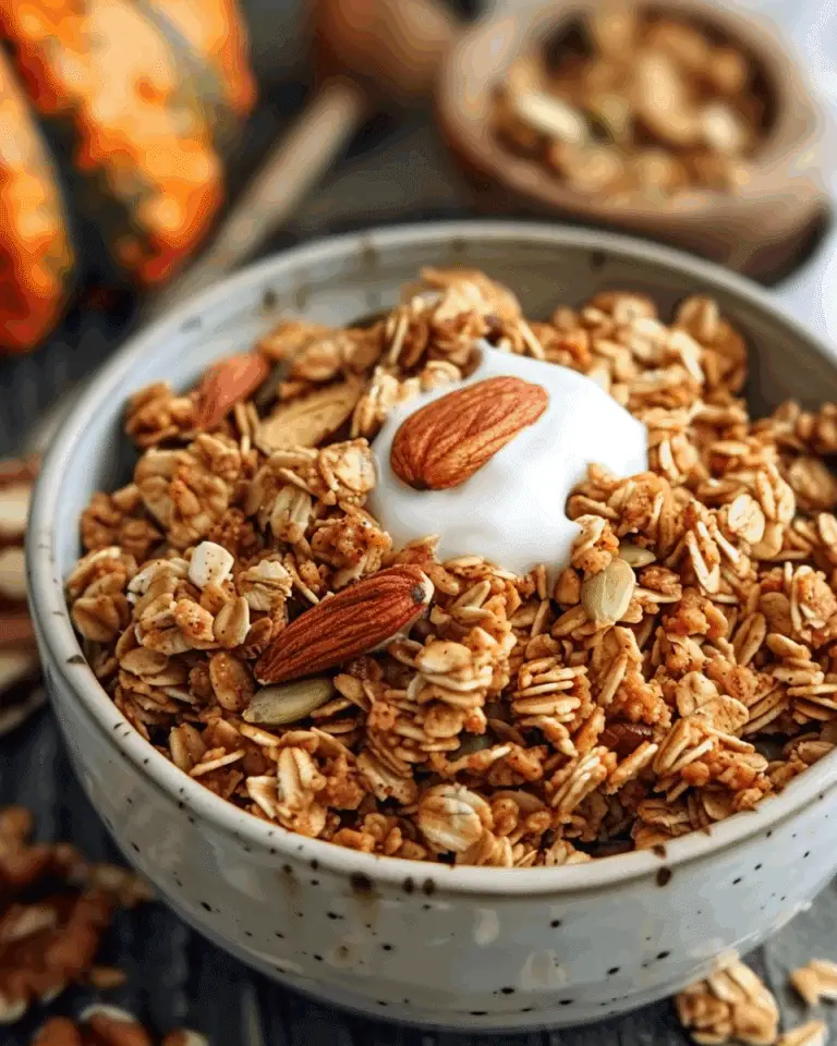 Pumpkin Pie-Spiced Granola