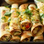 Roasted Chicken Verde Taquitos