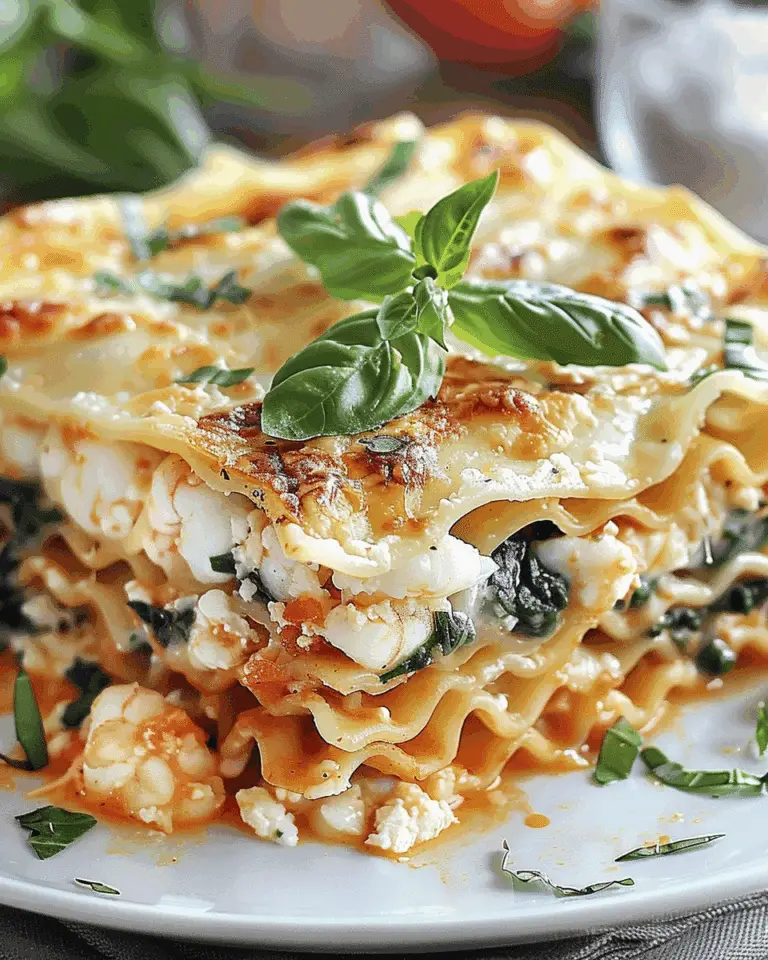 Seafood Lasagna