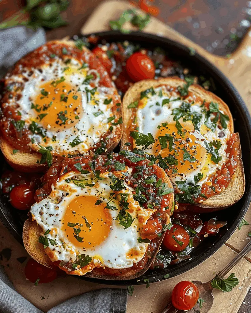 Shakshouka Toast Recipe