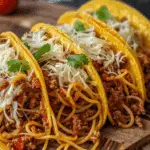 Spaghetti Tacos Ground Beef