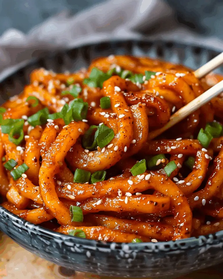Spicy Potato Noodles Recipe