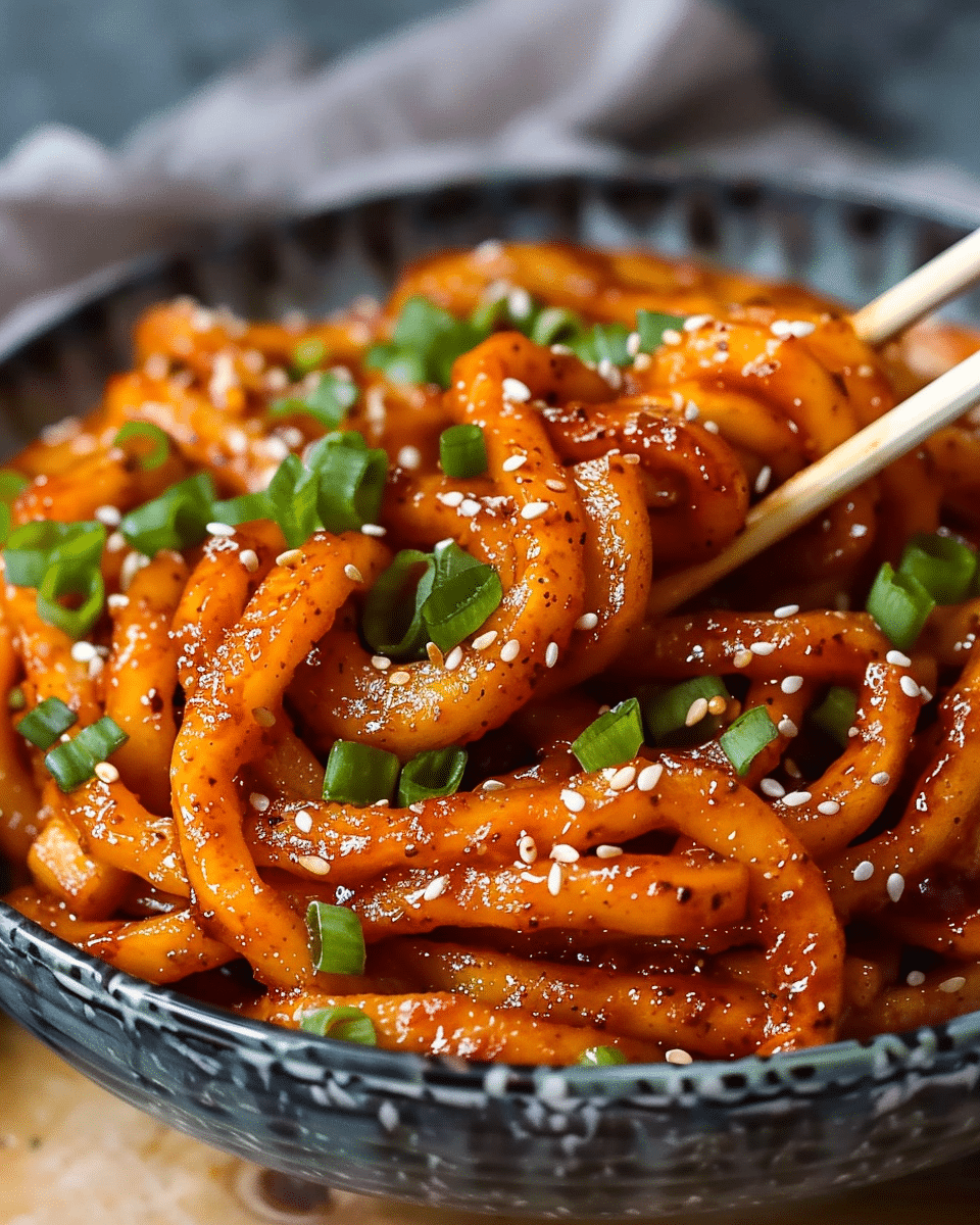 Spicy Potato Noodles Recipe