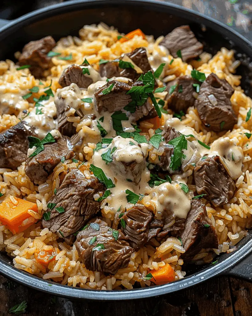 Steak & Queso Rice