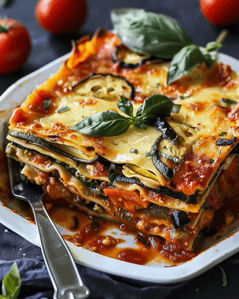 Summer Vegetable Lasagne: A Vibrant and Hearty Dish for All Occasions
