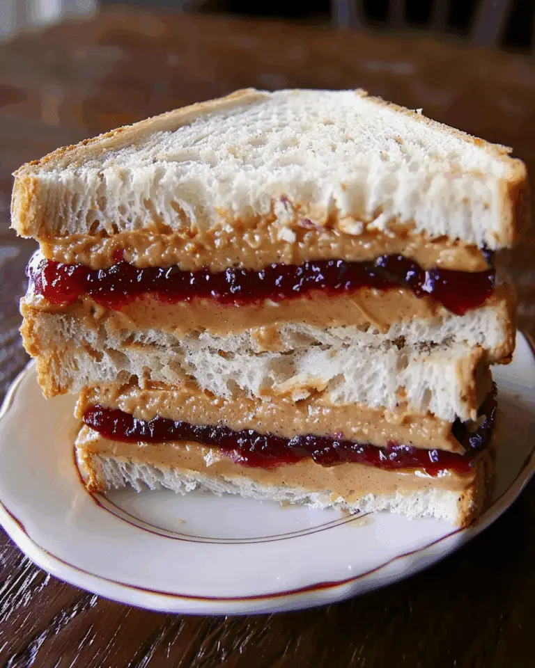 Super Peanut Butter and Jelly Sandwich