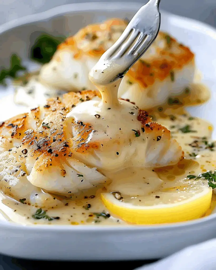 Tasty Baked Cod in Coconut Lemon Cream Sauce: An Incredible 7-Step Recipe