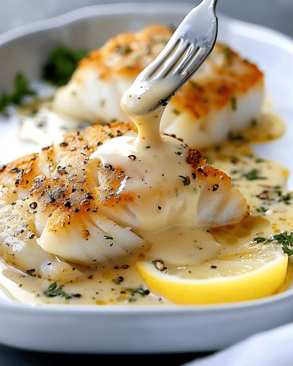 Tasty Baked Cod in Coconut Lemon Cream Sauce: An Incredible 7-Step Recipe