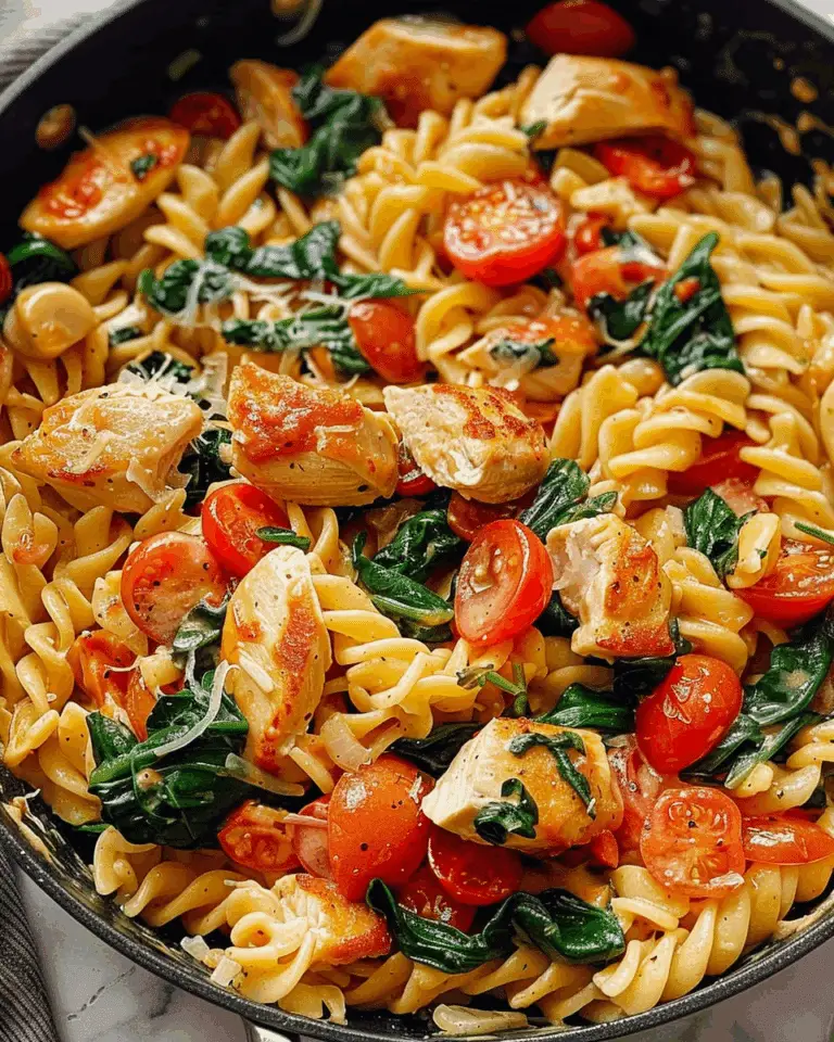 Tomato Spinach Chicken Pasta: An Incredible Ultimate Recipe