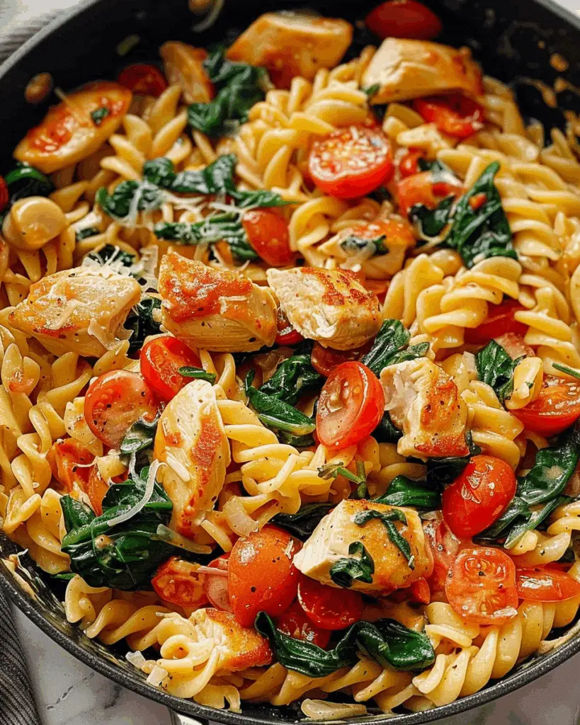 Tomato Spinach Chicken Pasta: An Incredible Ultimate Recipe