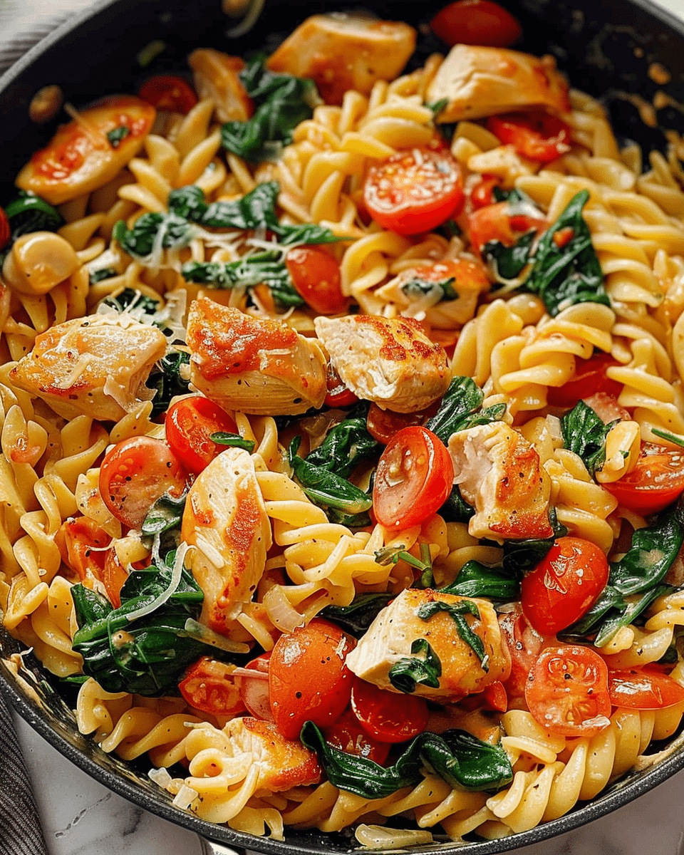 Tomato Spinach Chicken Pasta: An Incredible Ultimate Recipe