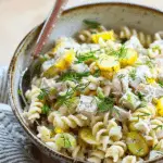 Tuna Pasta Salad with Dill Pickles: A Flavorful, Hearty Delight