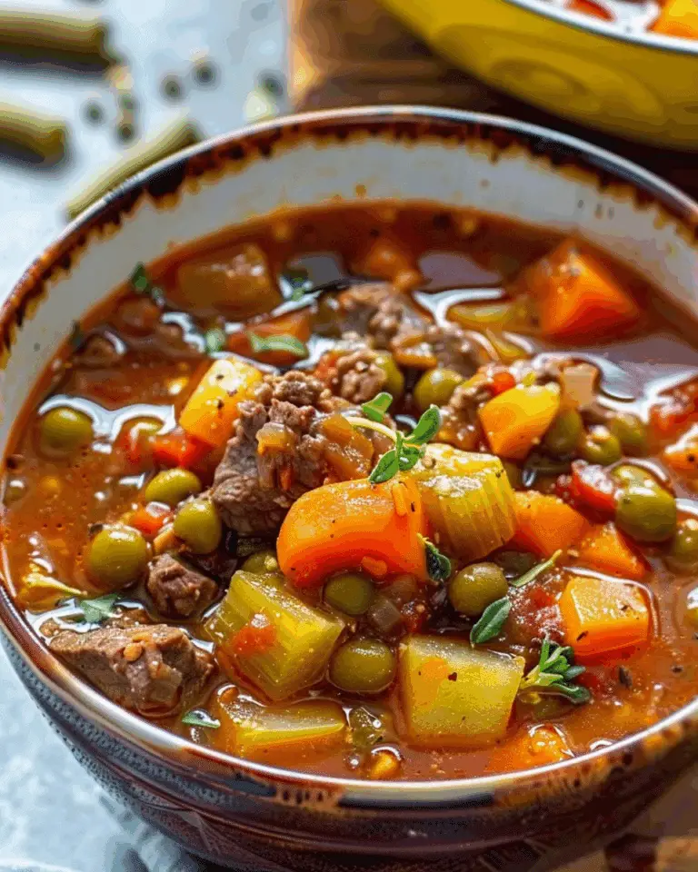 Vegetable Beef Soup: A Hearty and Flavorful Comfort Dish