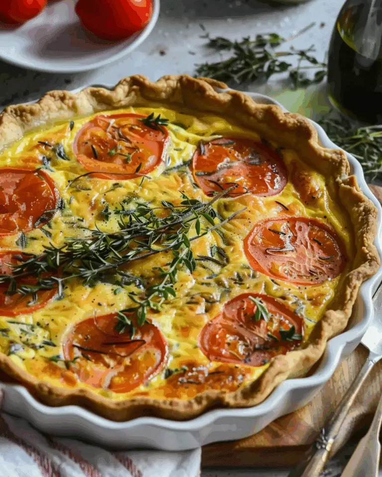 Vegetable & Herb Quiche from Provence