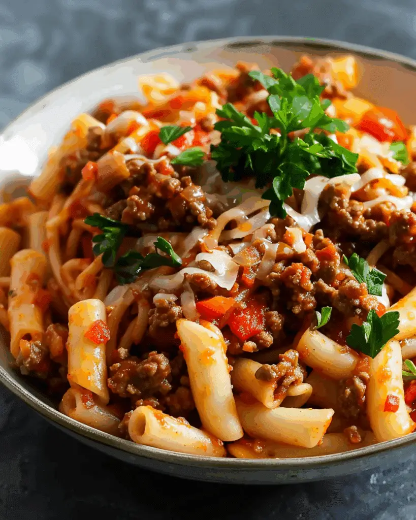 American Chop Suey II Recipe